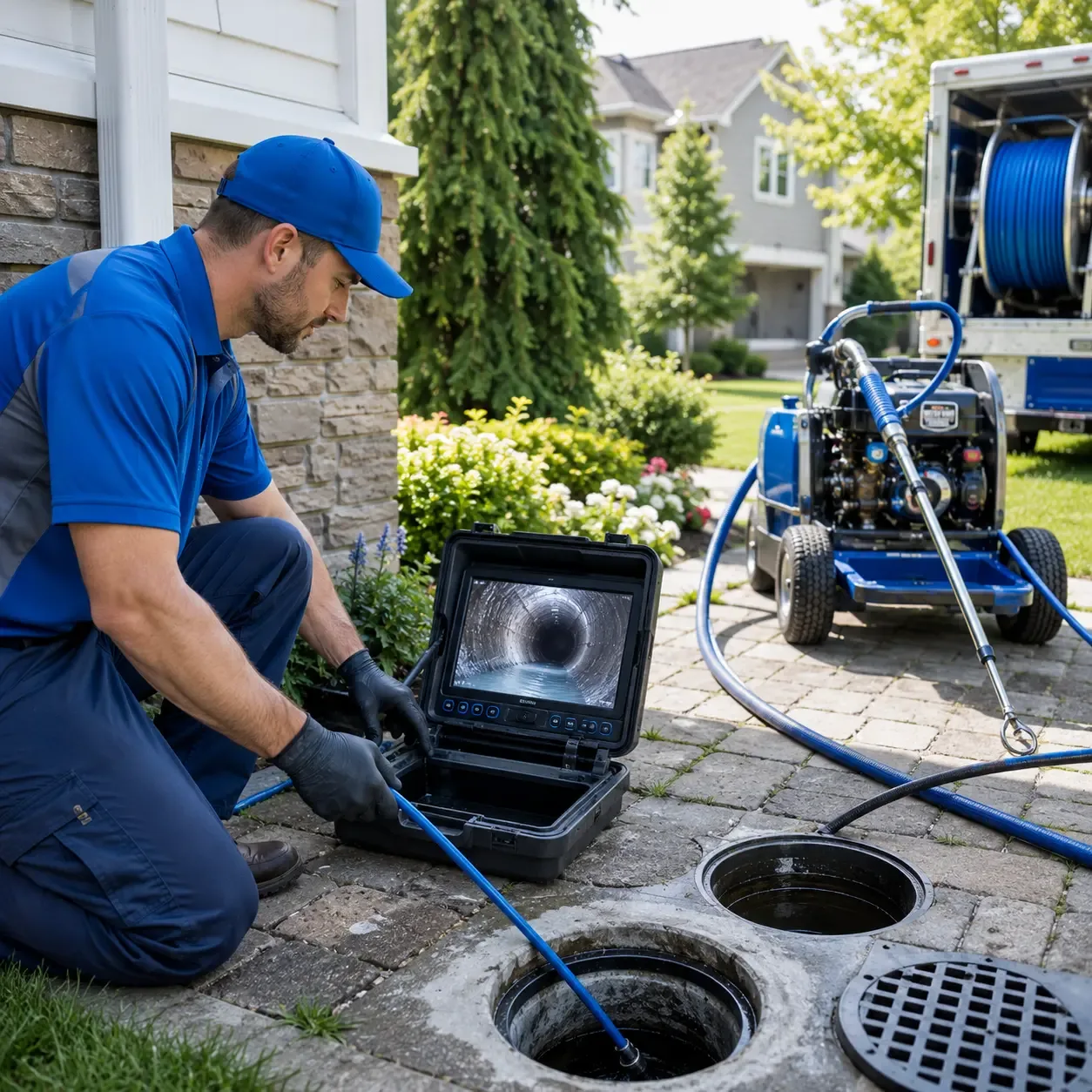 Outdoor drain cleaning professionals serving Trezevant, TN